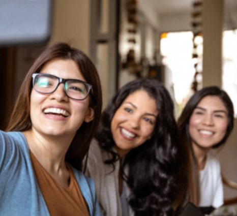 Three Girls Smiling